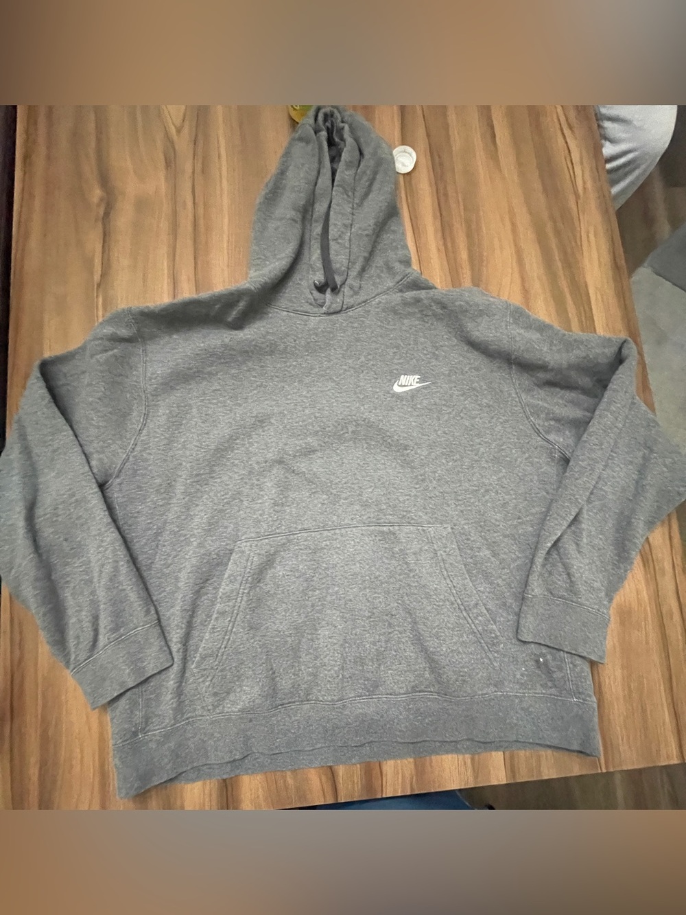 Nike Men's Gray Pullover Hoodie Sweatshirt XL